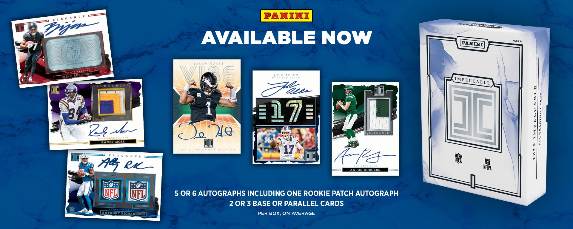 2023 Impeccable NFL Trading Card Box (Hobby) - Web - Available Now