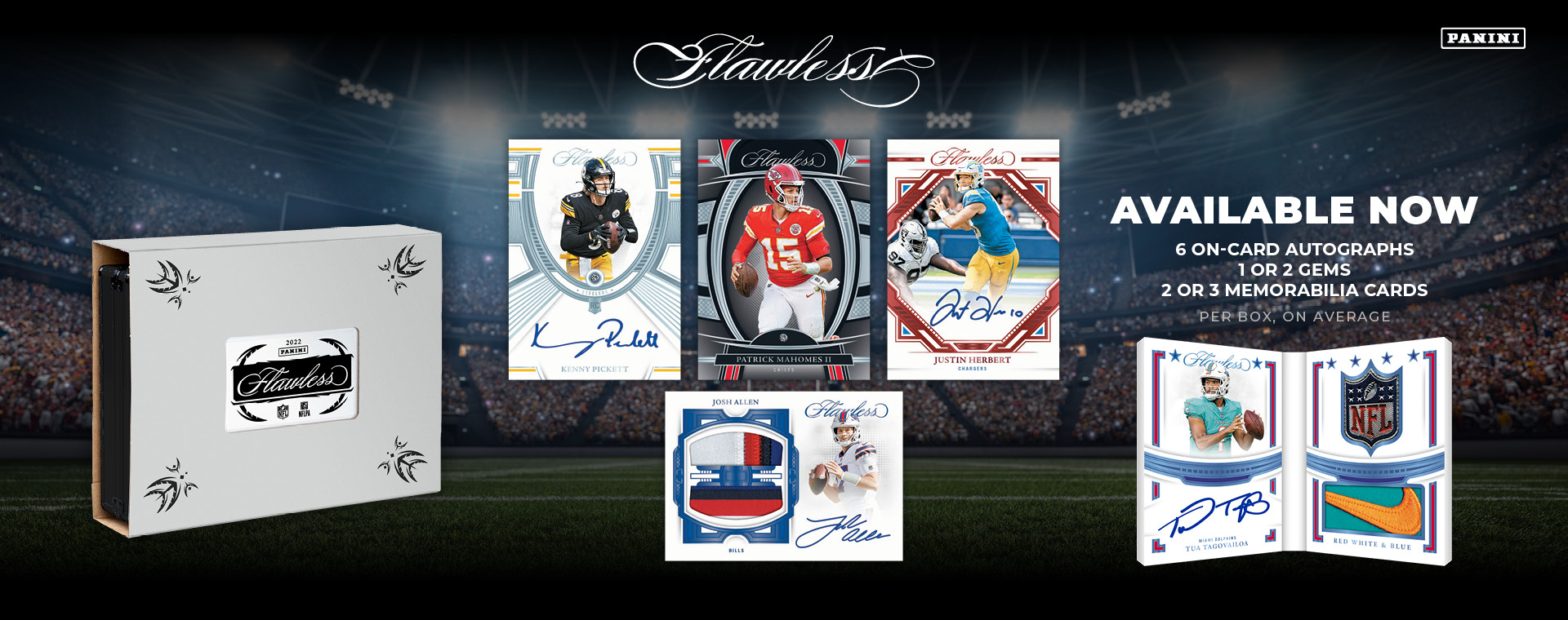 2022 Panini Flawless NFL Trading Card Box (Hobby) - Web - Available Now