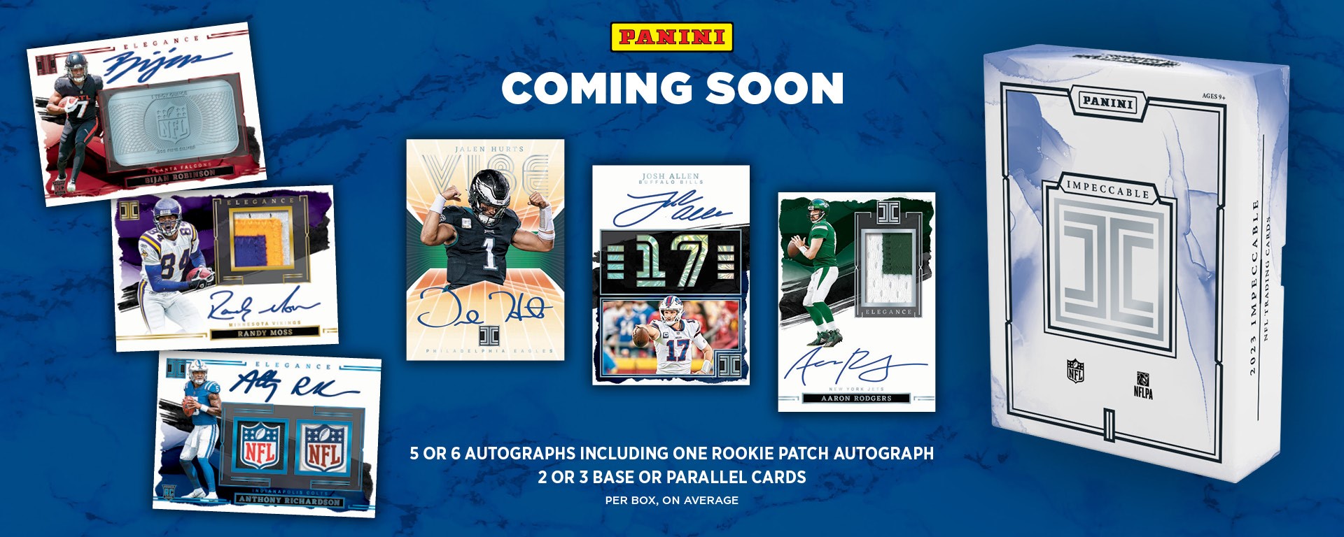 2023 Impeccable NFL Trading Card Box (Hobby) - Web - Coming Soon