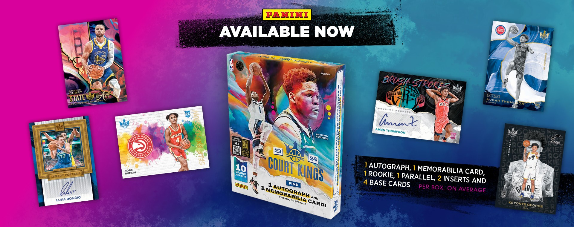 2023-24 NBA Court Kings (Hobby) - Web -Available Now