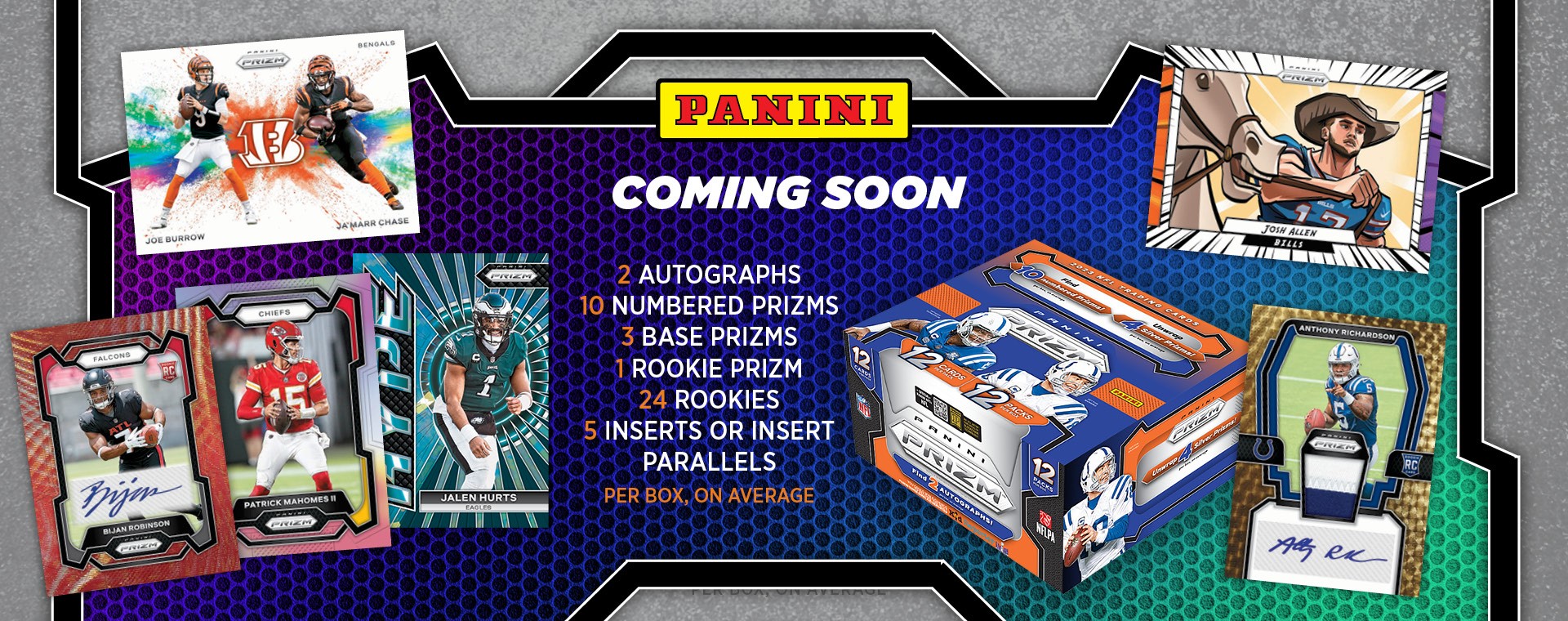 2023 Panini Prizm NFL (Hobby) - Coming Soon - Web