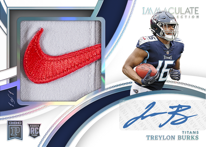 2022 Panini Immaculate Blockchain Treylon Burks 1/1 NFL Patch Autograph