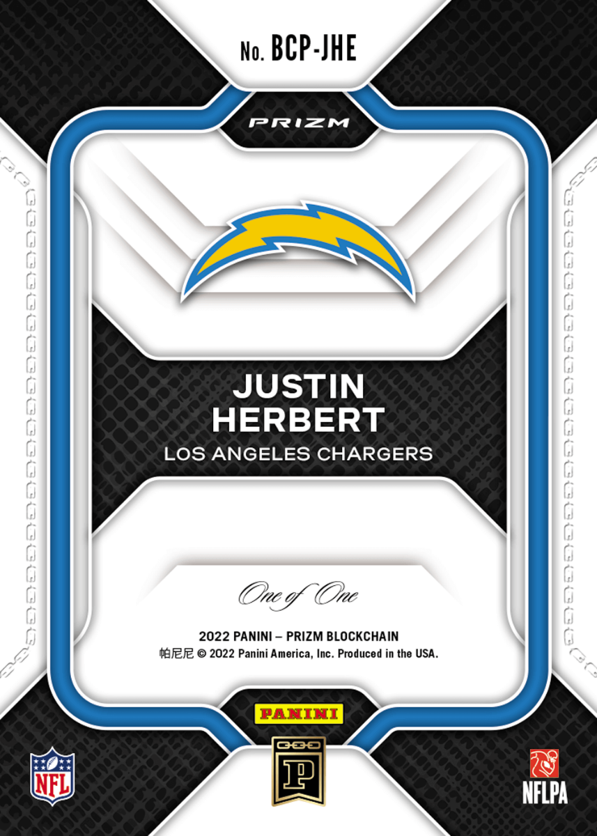 2022 Prizm Profiles SSP #4 Justin Herbert PSA 9 MINT Los Angeles