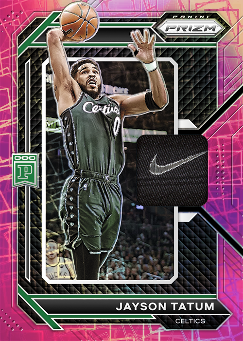 2023 Panini Prizm Blockchain Jayson Tatum 1/1 NBA Laundry Tag