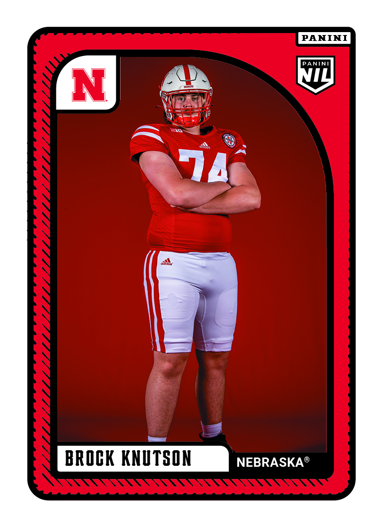 Product image for -Brock Knutson - 2024 University of Nebraska Football #9 - Base Card