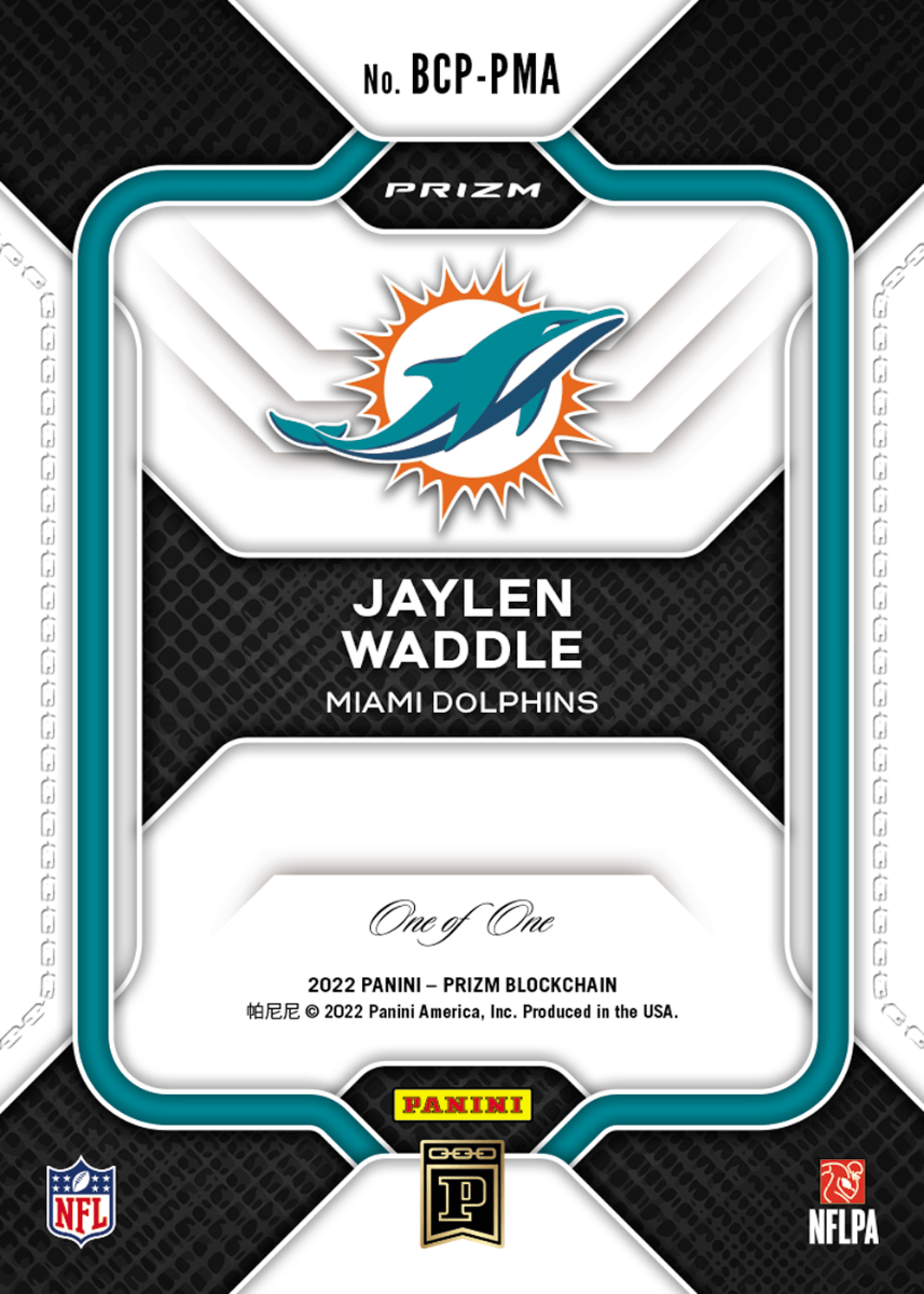 Jaylen Waddle 1/1 Zenith Autograph! It has been pulled! 