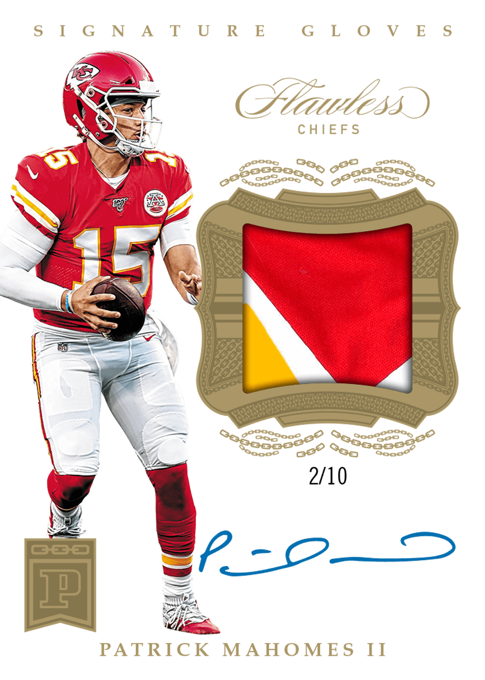 2019 Panini Flawless Football BC Signature Gloves 12 Patrick