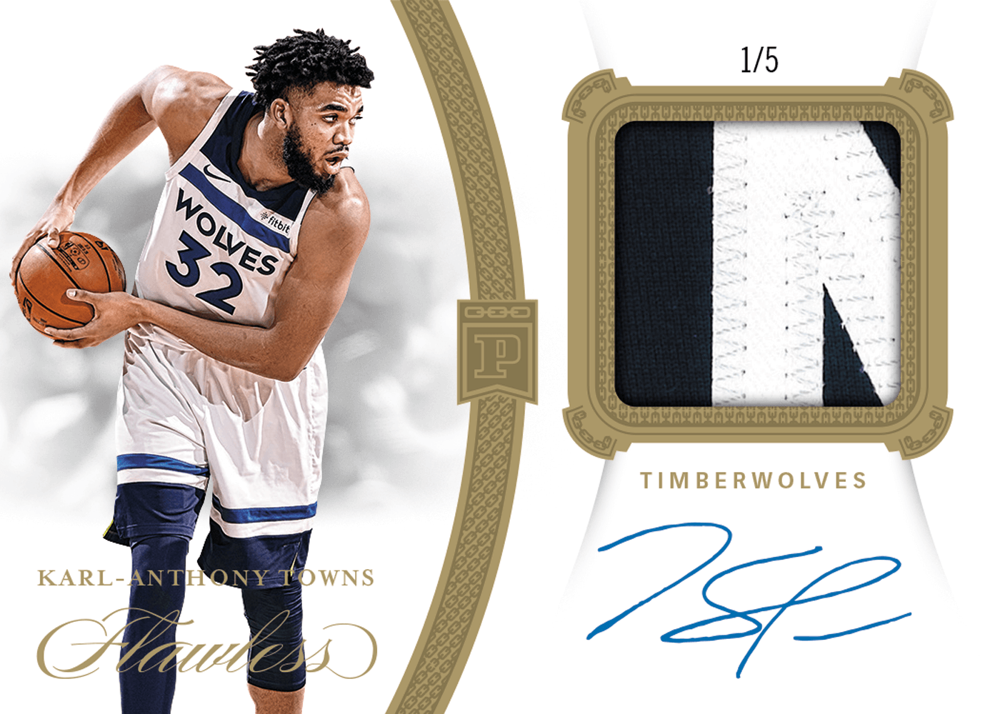 panini FLAWLESS Karl-Anthony Towns 良部