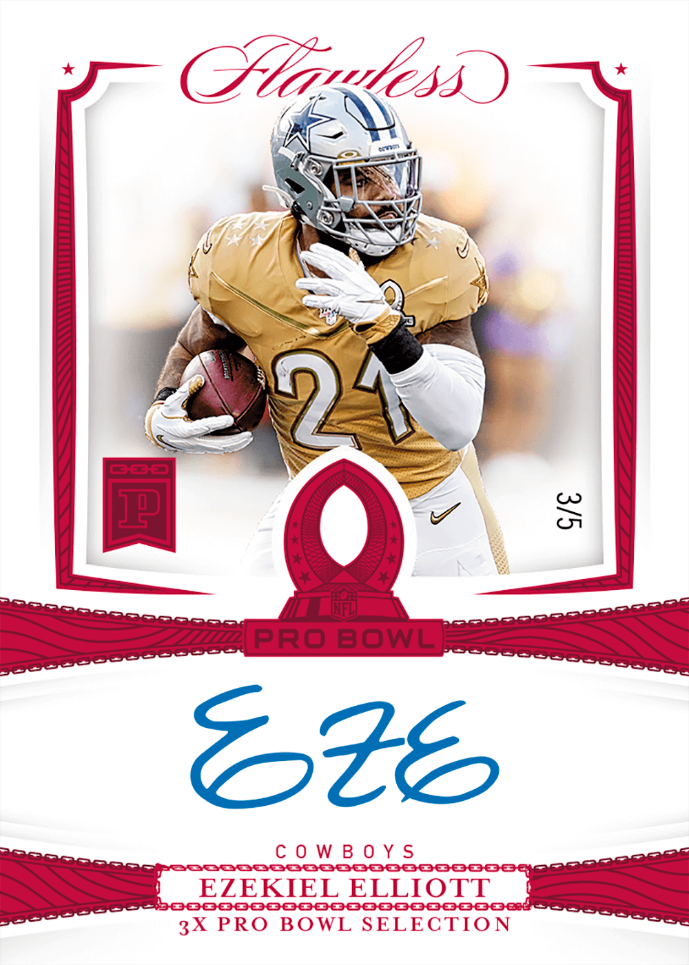 Ezekiel elliott pro hot sale bowl jersey 2020