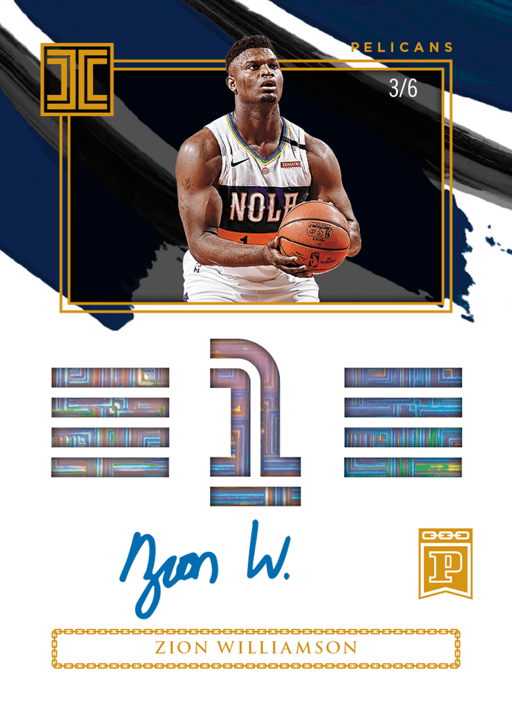 2020 Panini Impeccable Basketball - BC Impeccable Jersey Number
