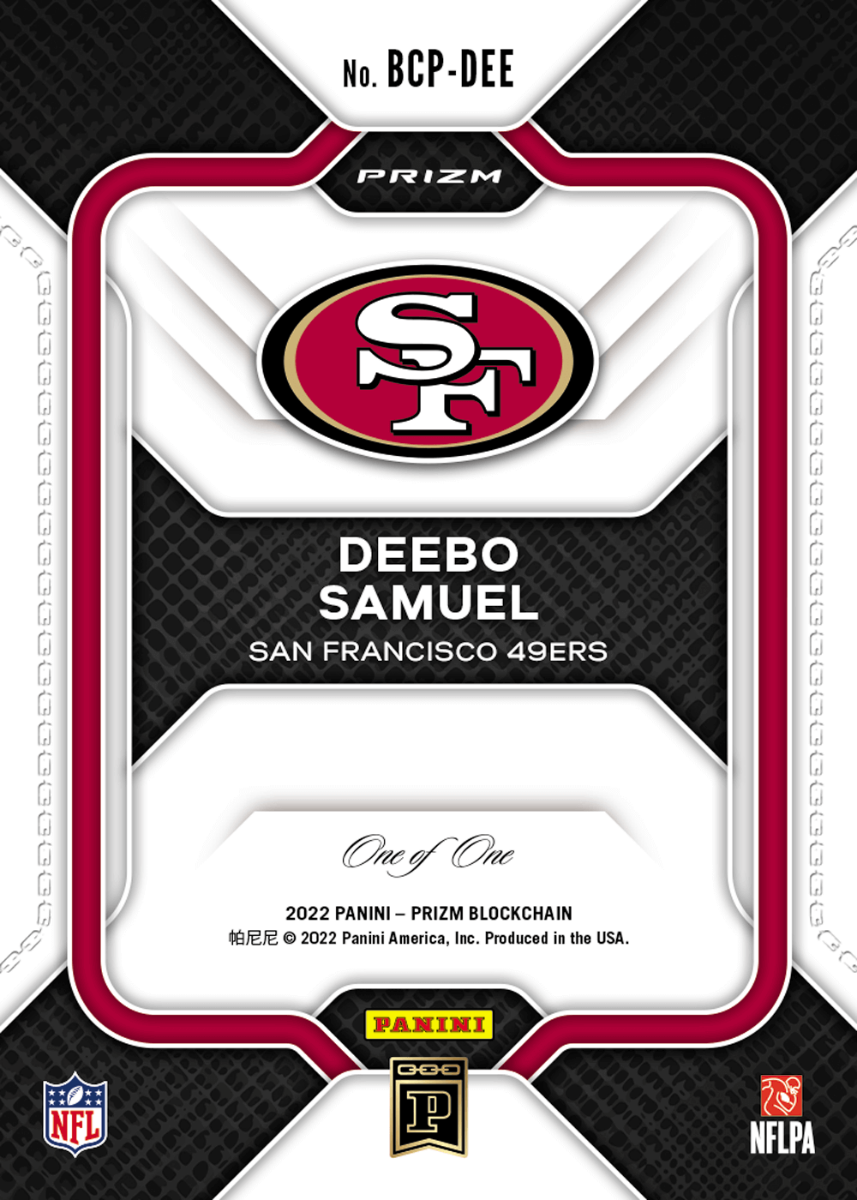 Deebo Samuel San Francisco 49ers Fanatics Exclusive Parallel Panini Instant NFL Week 18 Does It All As Clinch Playoff Spot Single Trading Card 