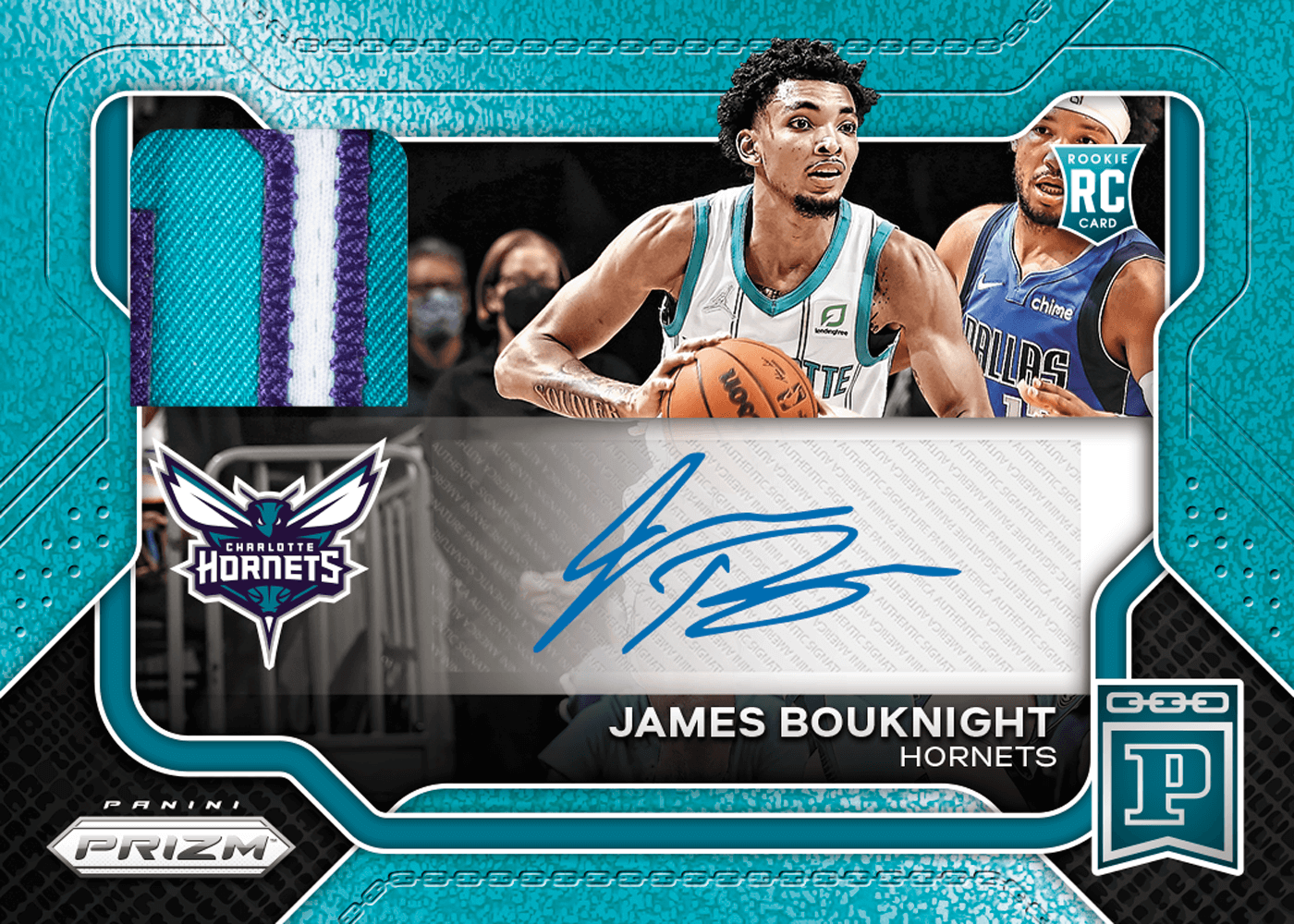 Charlotte Hornets James Bouknight Teal Jersey