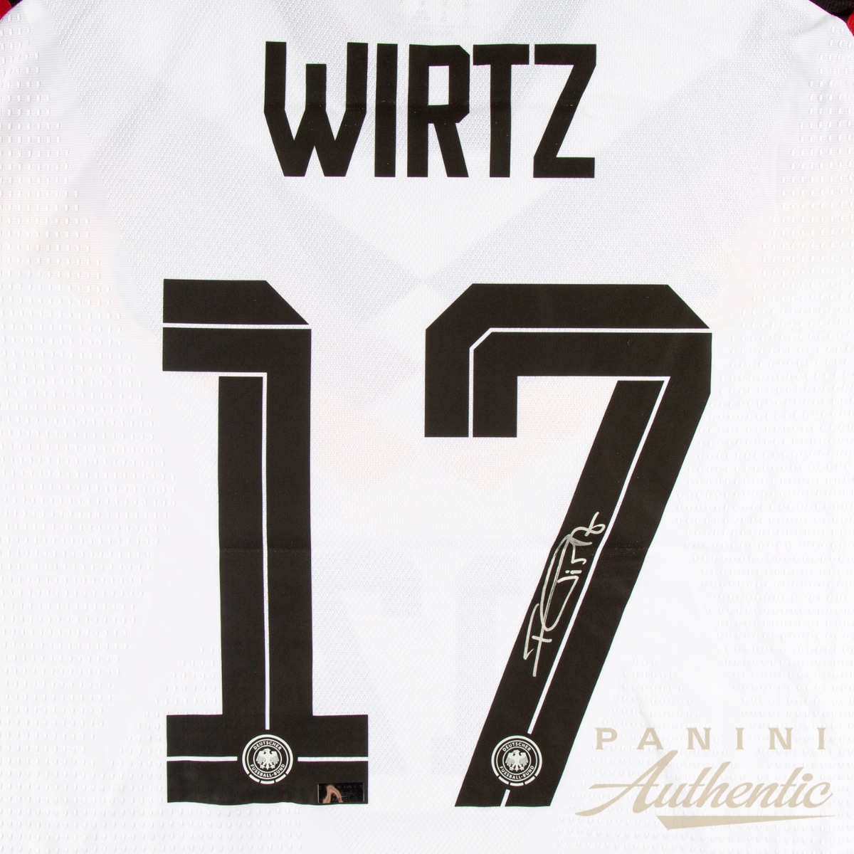 Product image 2 for - Florian Wirtz Autographed 2026 Germany National Team Home Authentic White Jersey ~Open Edi