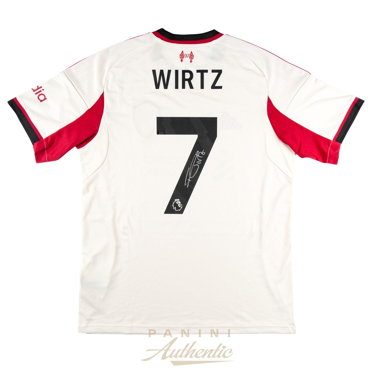 Product image 1 for - Florian Wirtz Autographed 2025/26 Liverpool FC Away Replica Jersey ~Open Edition Item~