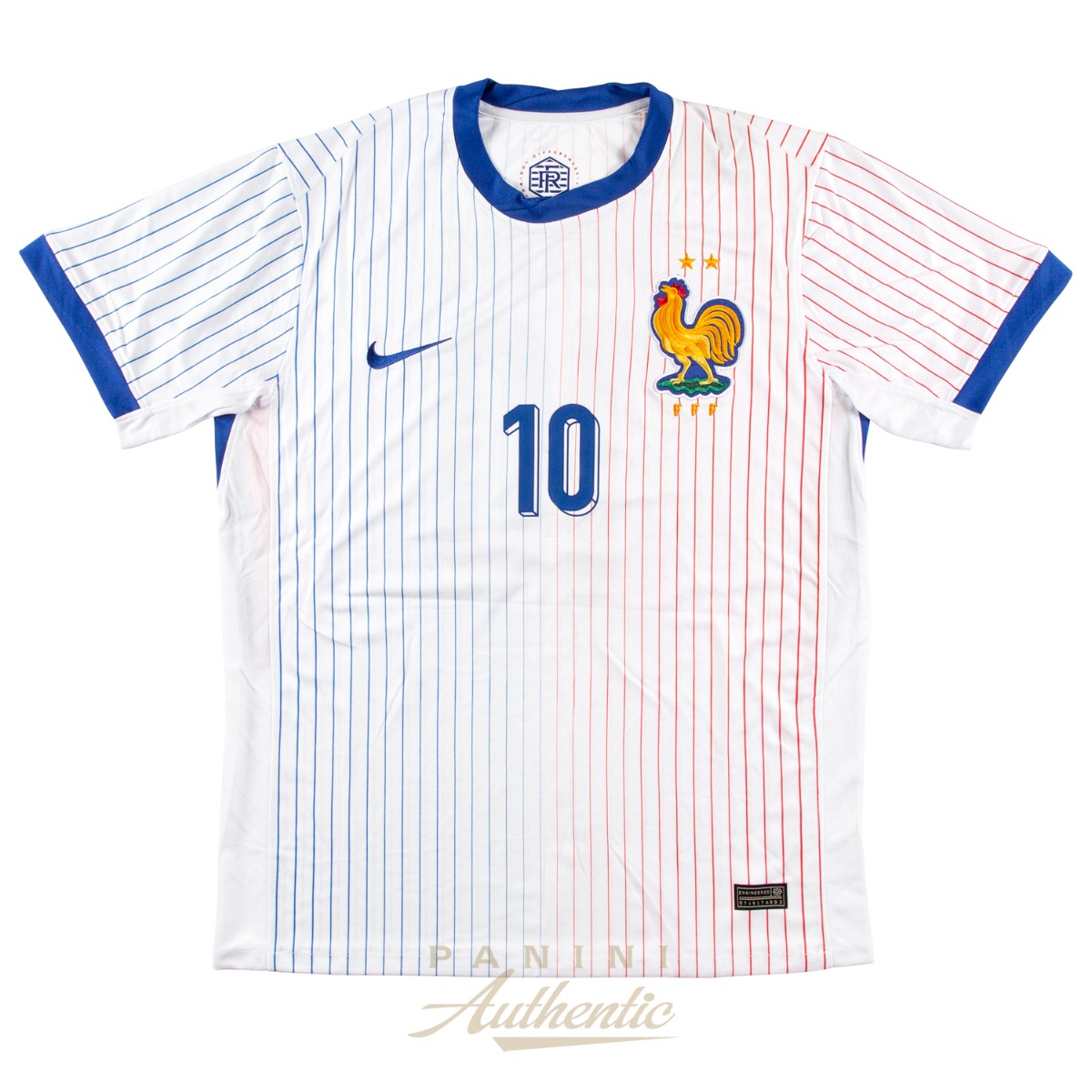 Product image 2 for - Kylian Mbappe Autographed 2024 France National Team White Replica Away Jersey ~Open Editio