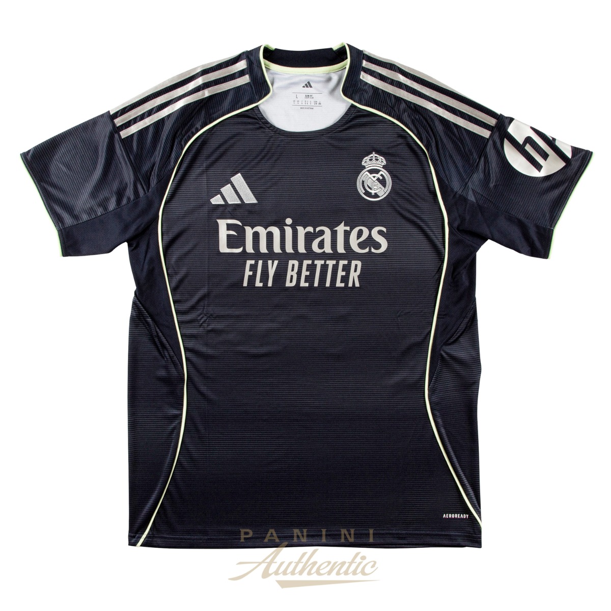 Product image 2 for - Kylian Mbappe Autographed 2025-26 Real Madrid Navy Replica Away Jersey ~Open Edition Item~