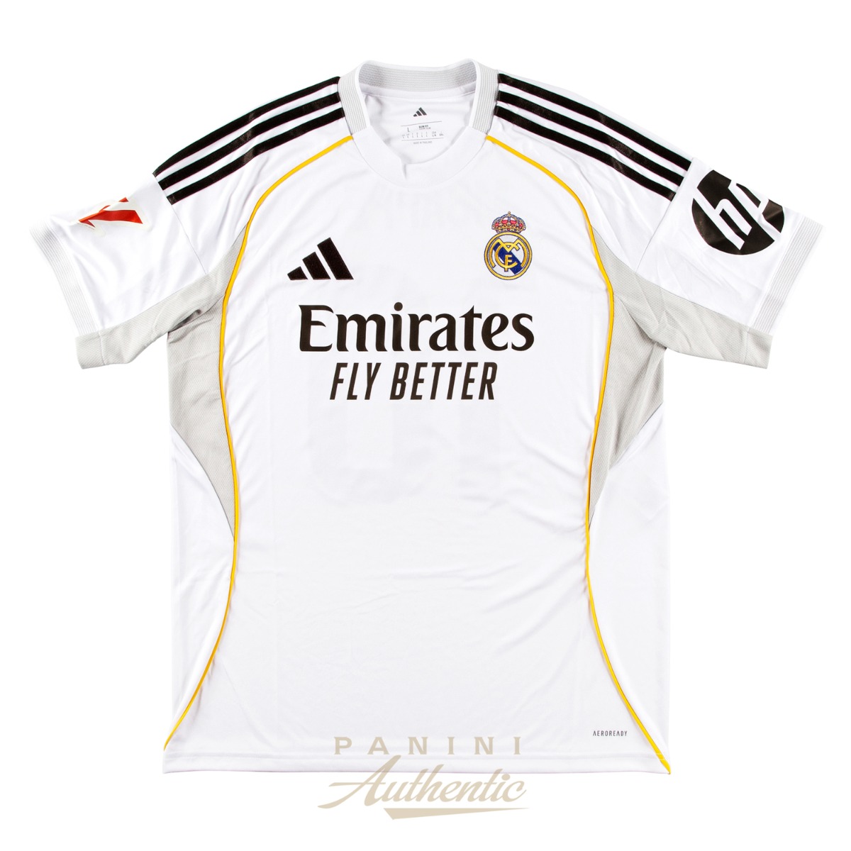 Product image 3 for - Kylian Mbappe Autographed 2025-26 Real Madrid White Replica Home Jersey ~Open Edition Item