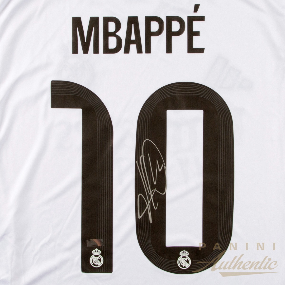 Product image 2 for - Kylian Mbappe Autographed 2025-26 Real Madrid White Replica Home Jersey ~Open Edition Item