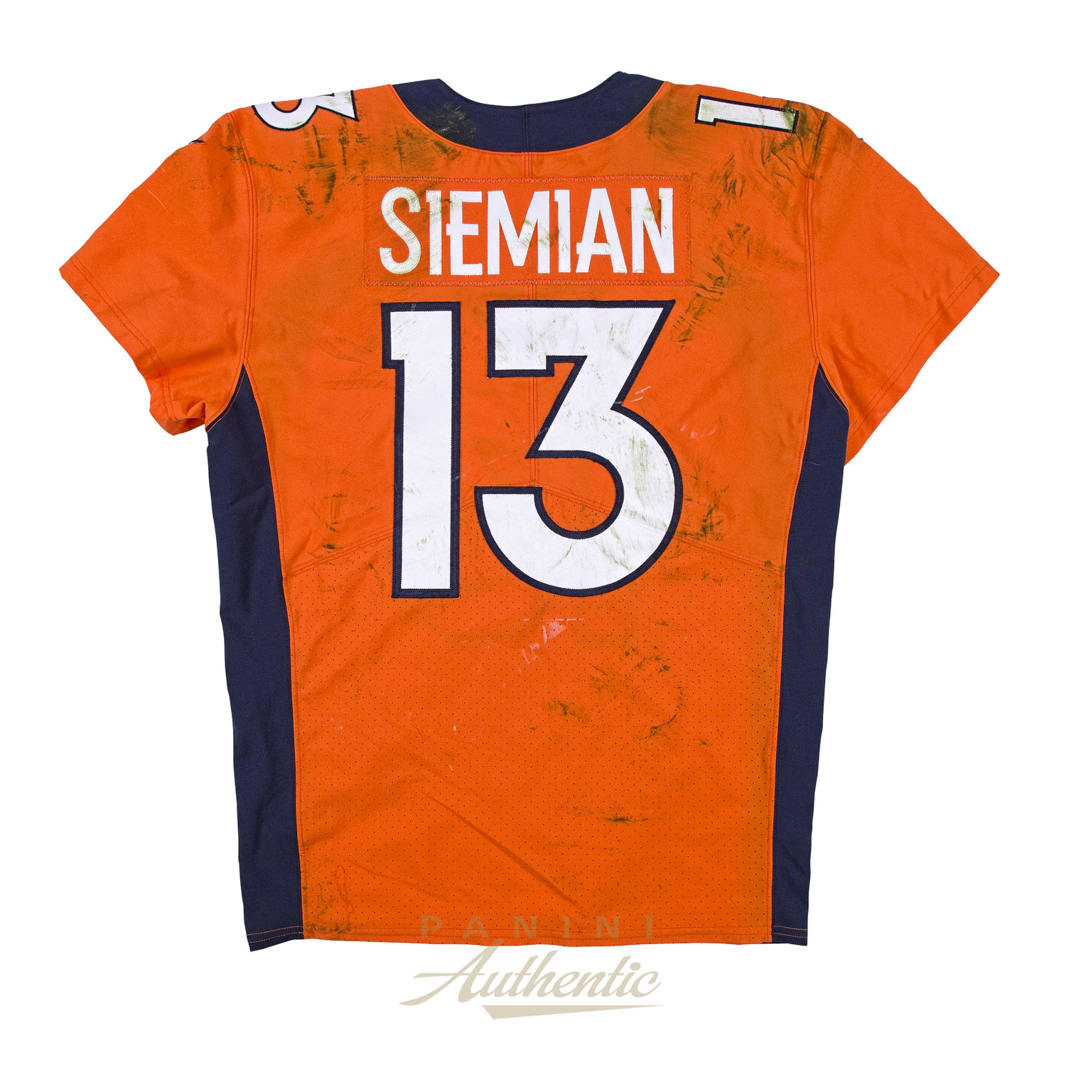 Trevor Siemian Game Worn Denver Broncos Jersey From 10/1/17 vs the ...