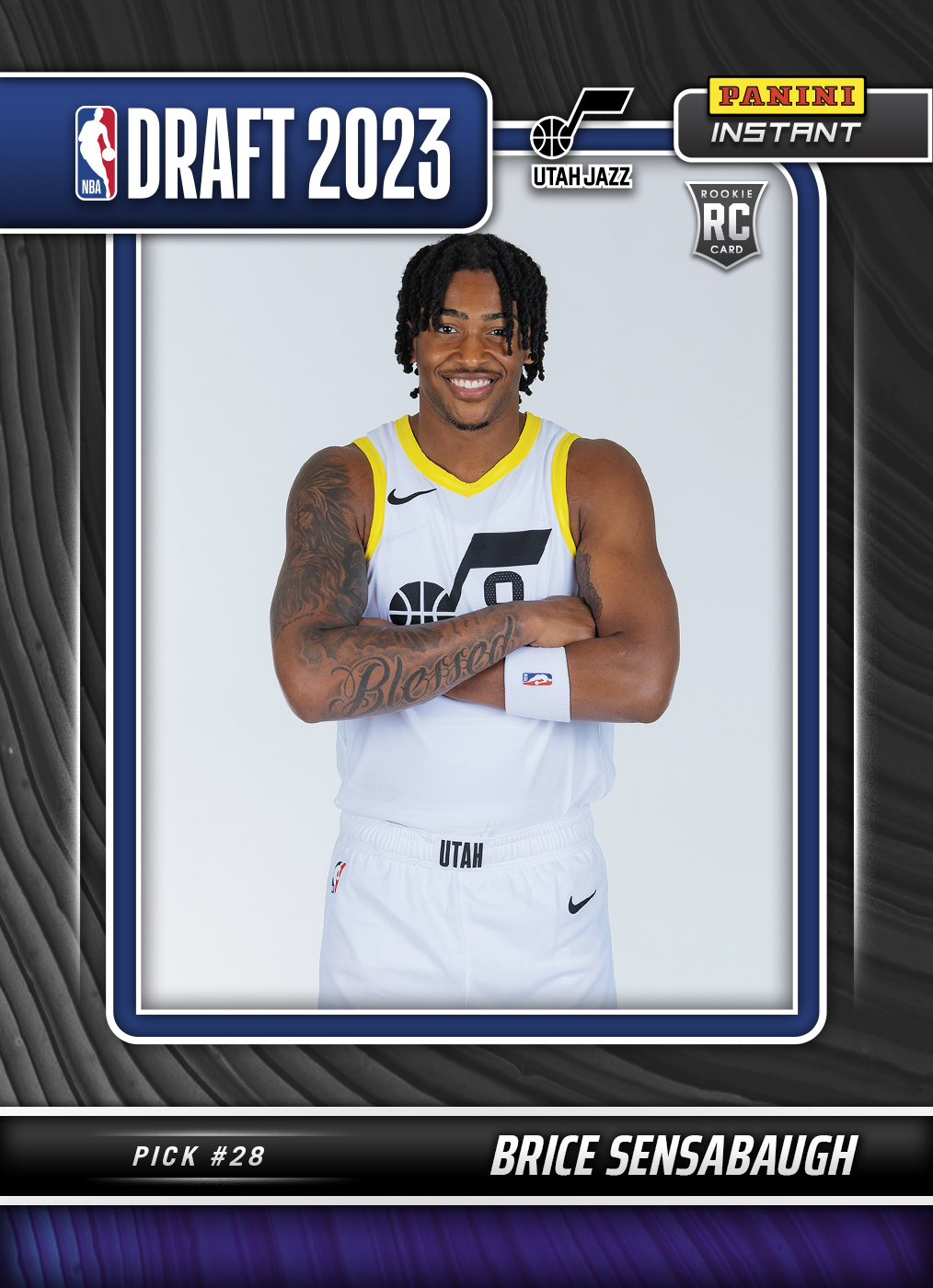 Brice Sensabaugh - 2023-24 NBA INSTANT DRAFT NIGHT #24 - Black 1/1