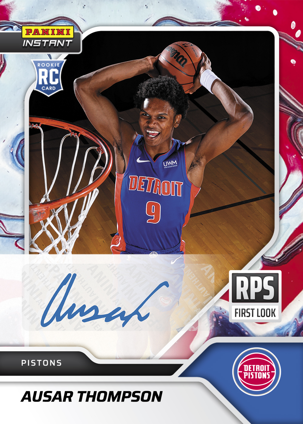 Ausar Thompson - 2023-24 NBA INSTANT RPS FIRST LOOK #5 - Red 