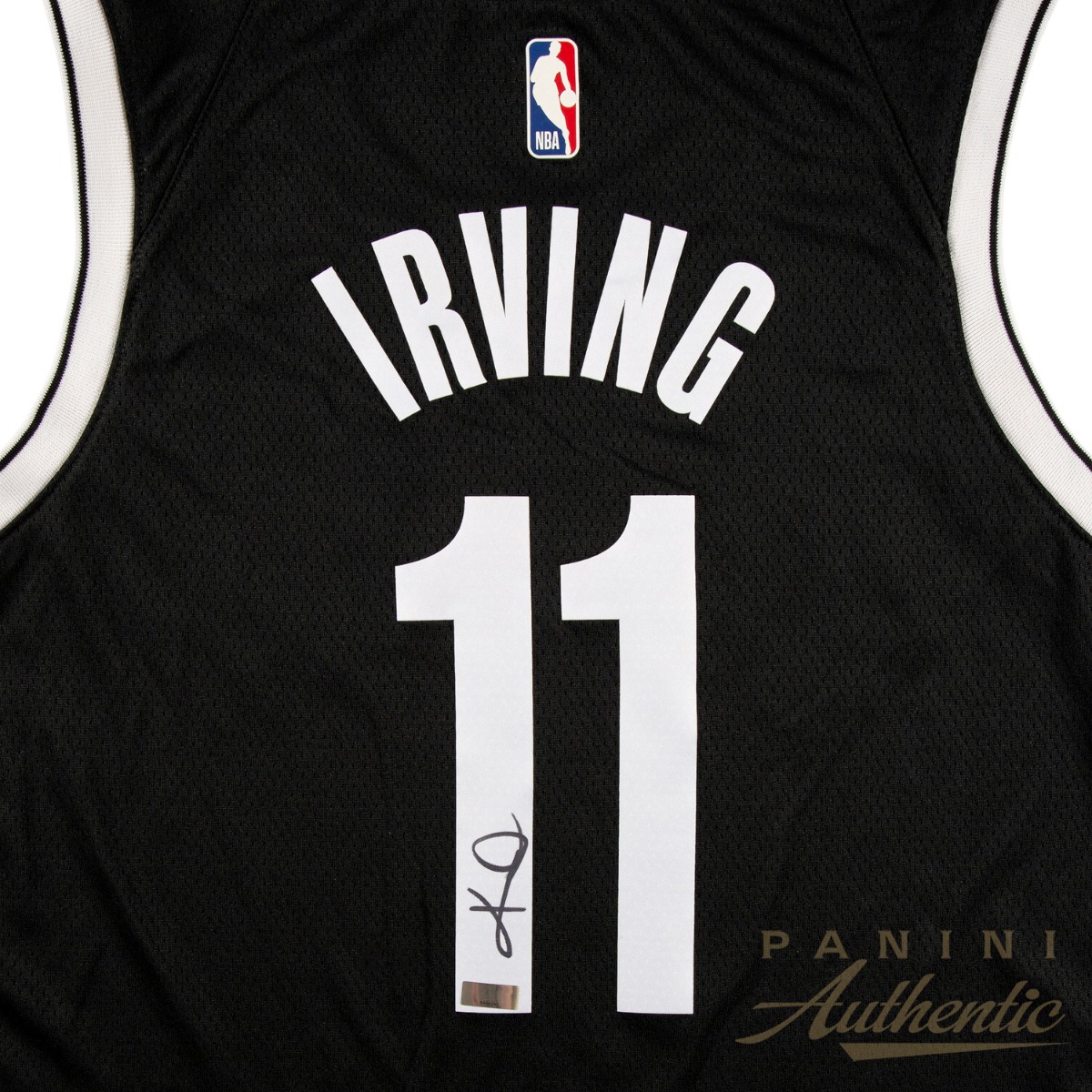 Kyrie Irving Autographed White Brooklyn Nets Replica Nike Swingman Jersey  ~Open Edition Item~