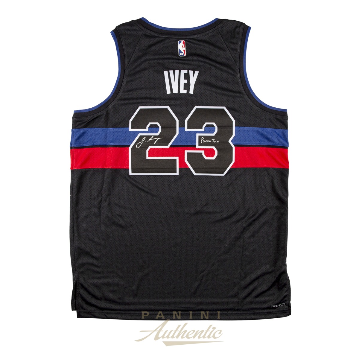 Jaden Ivey Autographed Black Detroit Pistons Statement Edition
