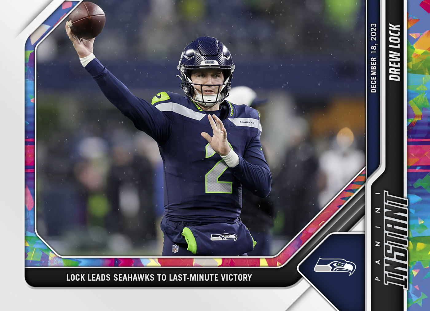 中古 PANINI NFLカード SELECT PRIZM DREW LOCK DENVER ぶ厚く BRONCOS 