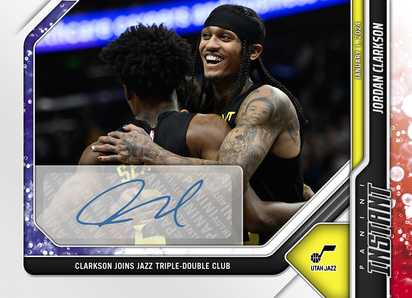 Jordan Clarkson Autographed All Basketball Cards