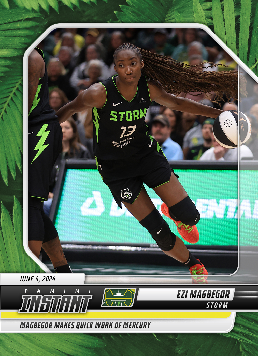 Ezi Magbegor 2024 Panini Instant WNBA 48 Jungle /25