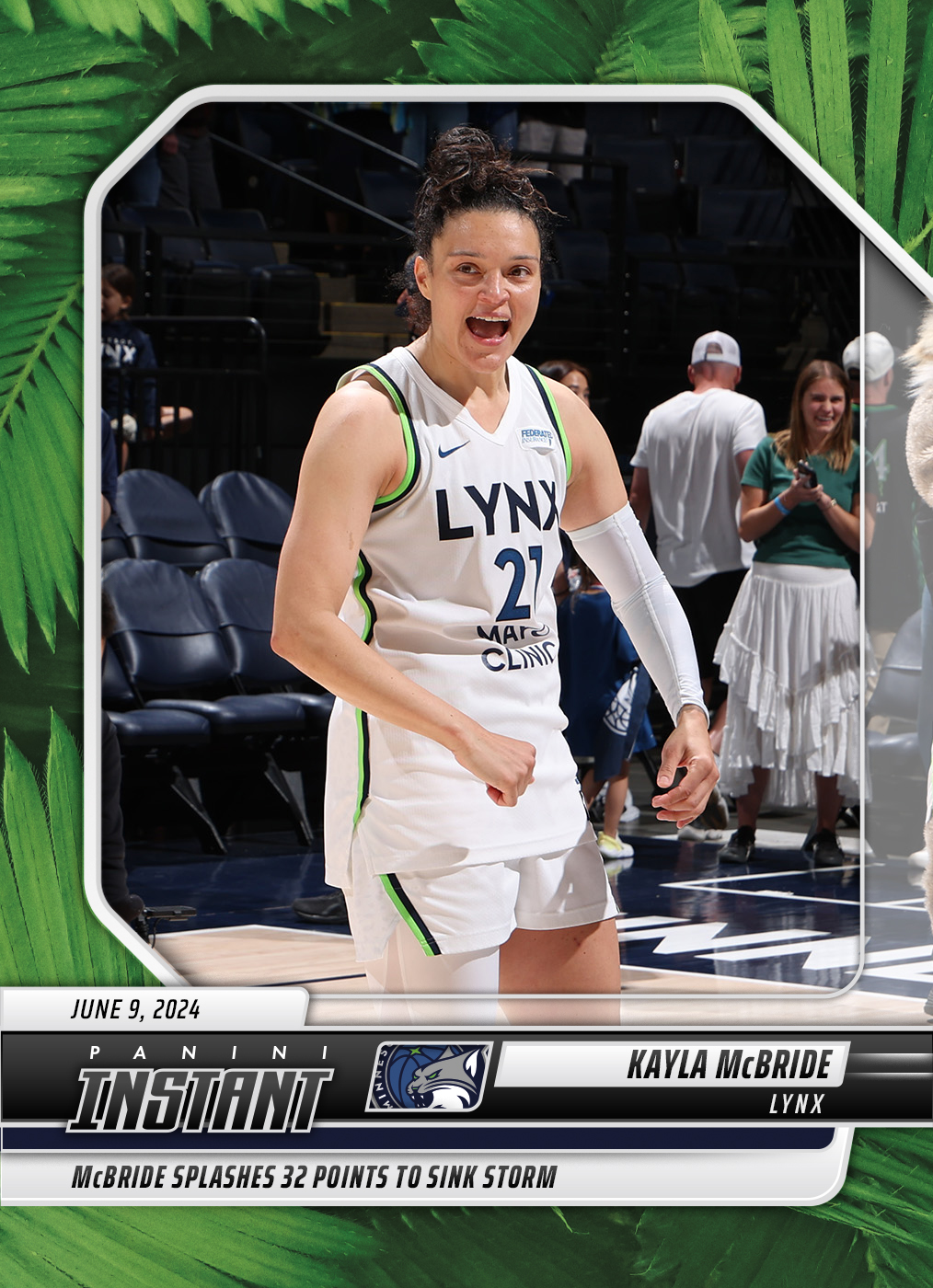 Kayla McBride - 2024 Panini Instant WNBA #57 - Jungle /25