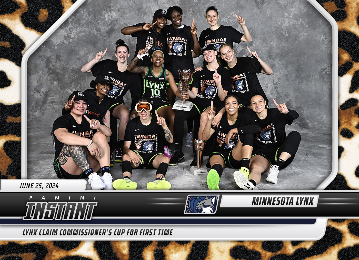 Minnesota Lynx 2024 Panini Instant WNBA 92 Jaguar /10