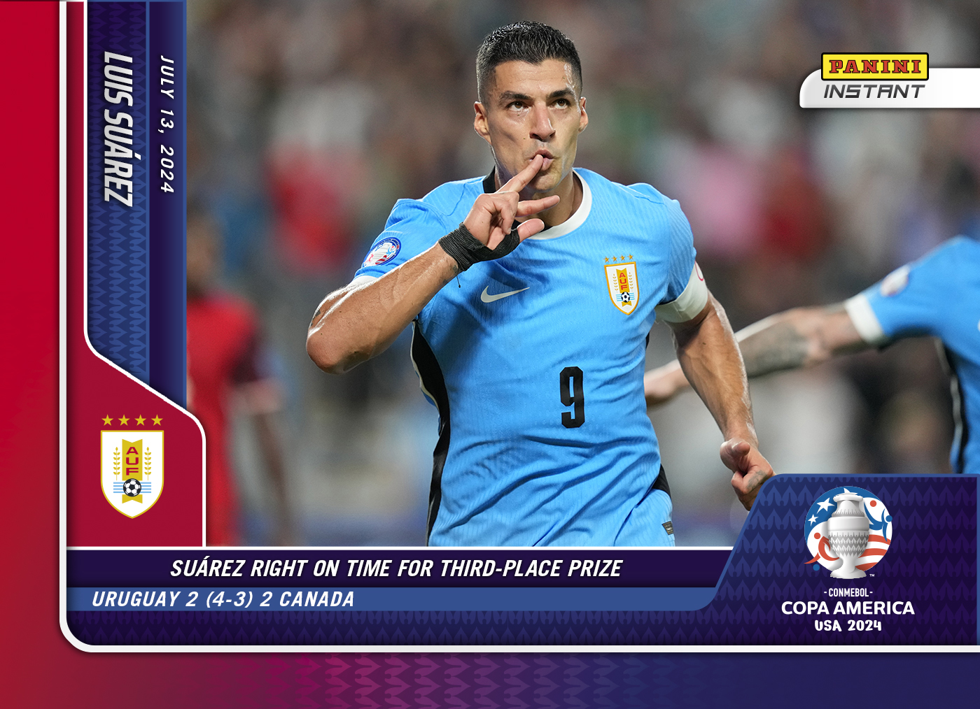 Product image for -Luis Suarez - Panini Inst
