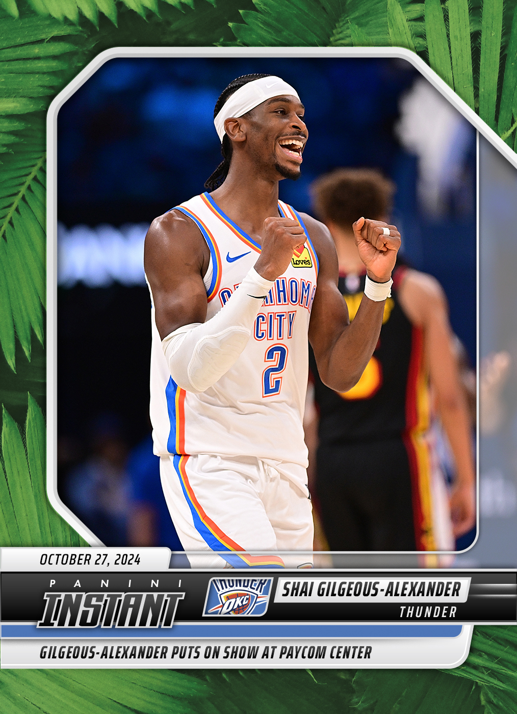 Shai Gilgeous-Alexander - 2024-25 Panini Instant NBA #48 - Jungle /25