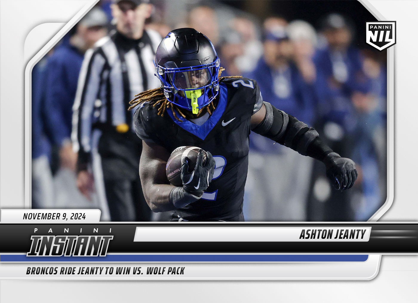 Ashton Jeanty 2024 Panini Instant College Football AJB Base Card