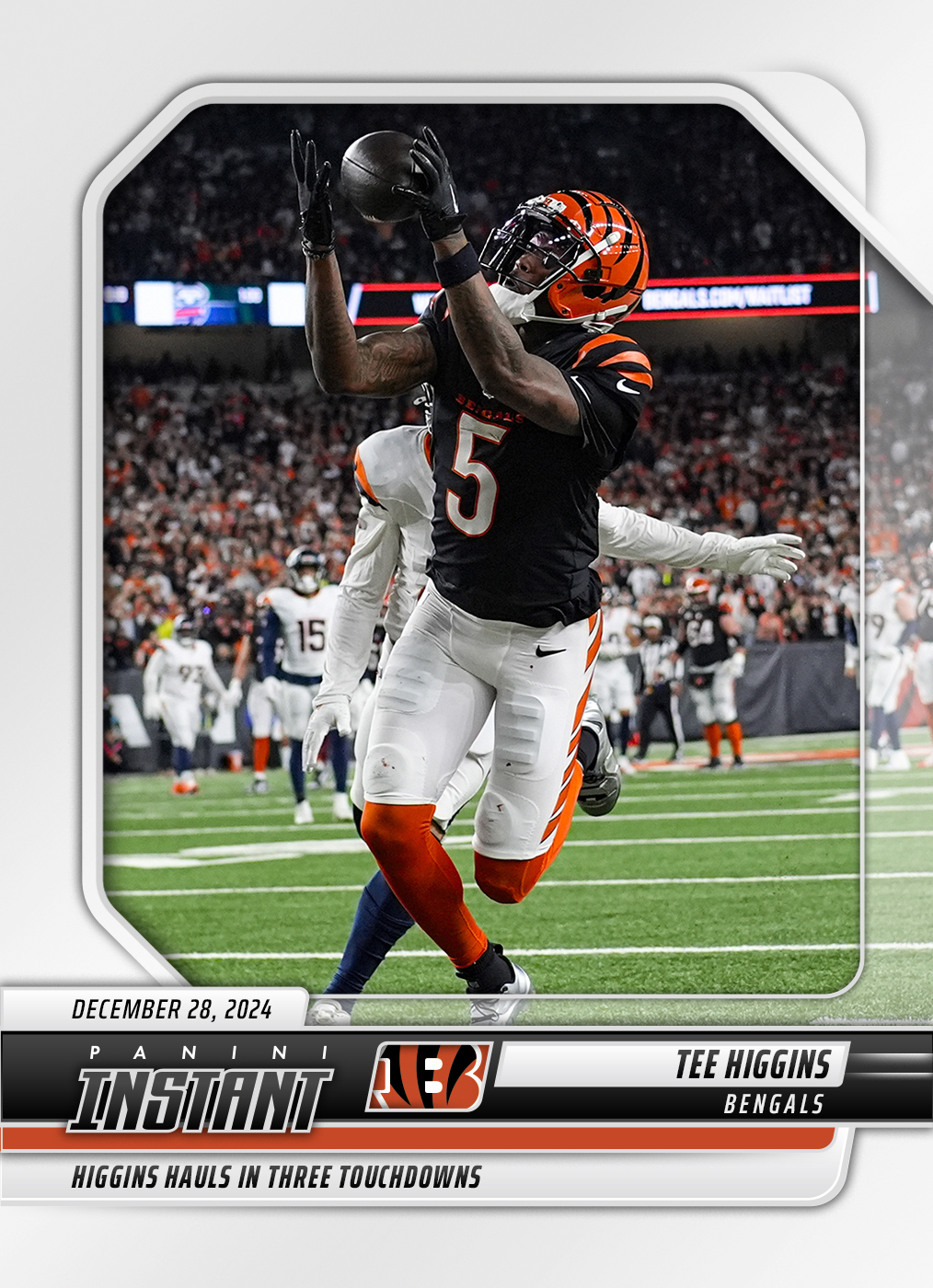 Tee Higgins - 2024 Panini Instant NFL #231 - Base Card