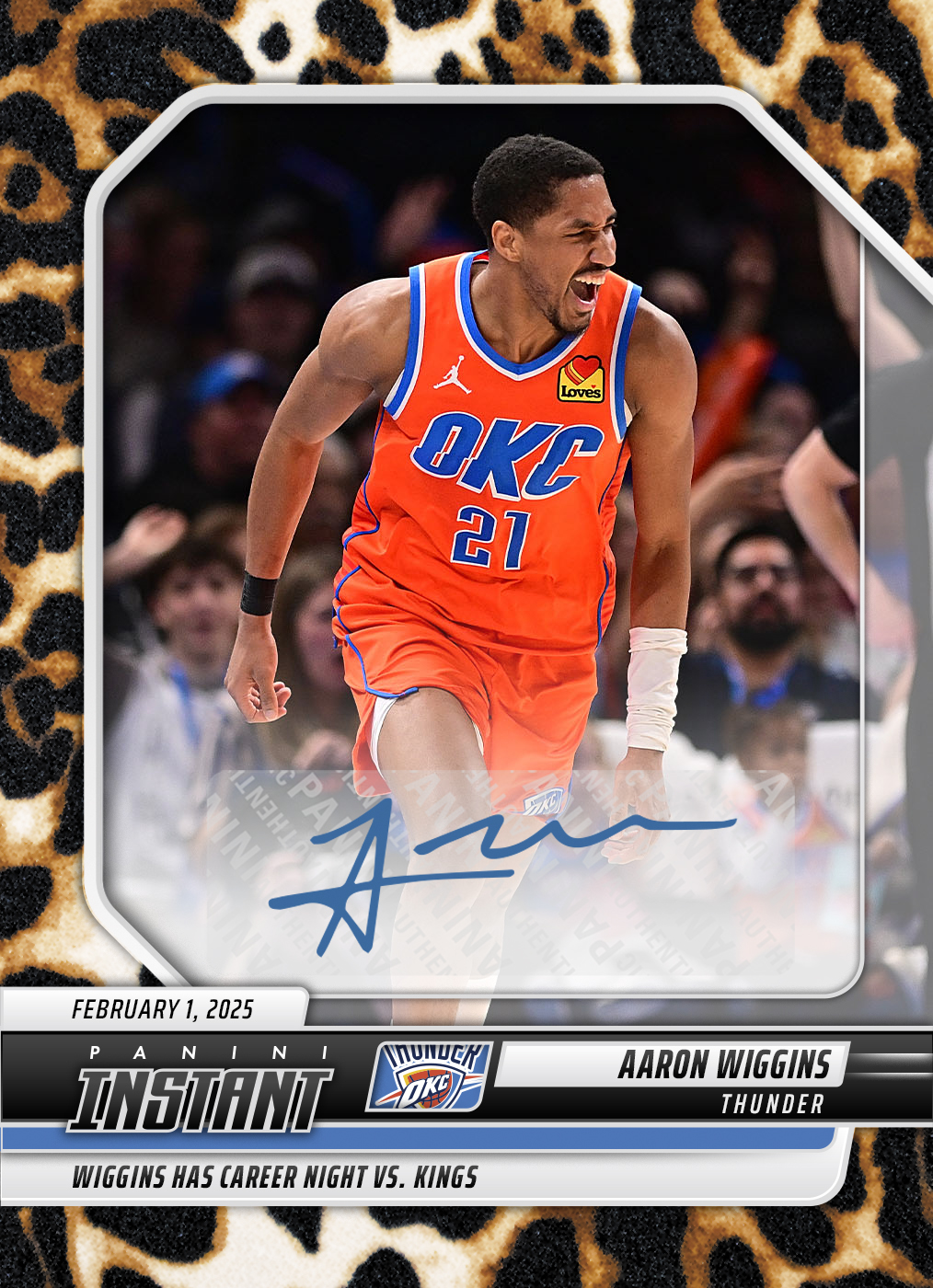 Andrew Wiggins - 2024-25 Panini Instant NBA #314 - Jaguar /10 Auto