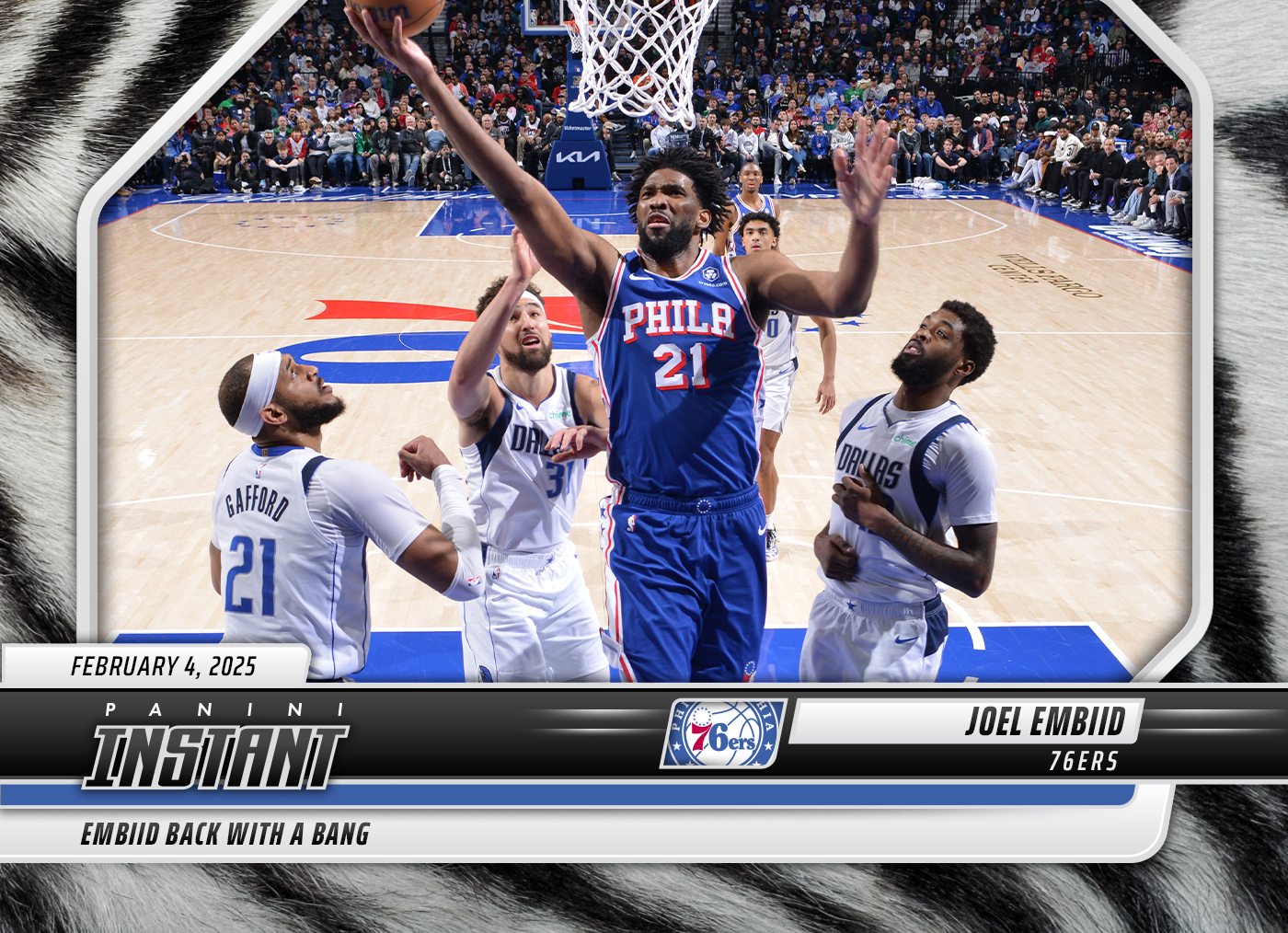 Joel Embiid - 2024-25 Panini Instant NBA #321 - White Tiger /5