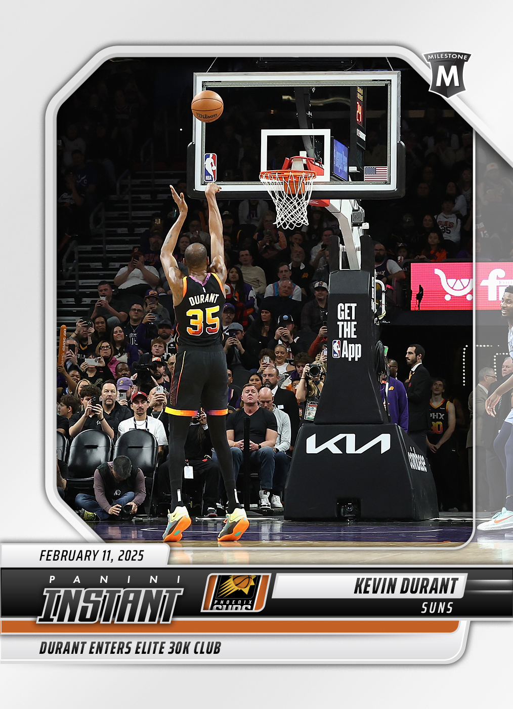 Kevin Durant - 2024-25 Panini Instant NBA #346 - Base Card 10-pack