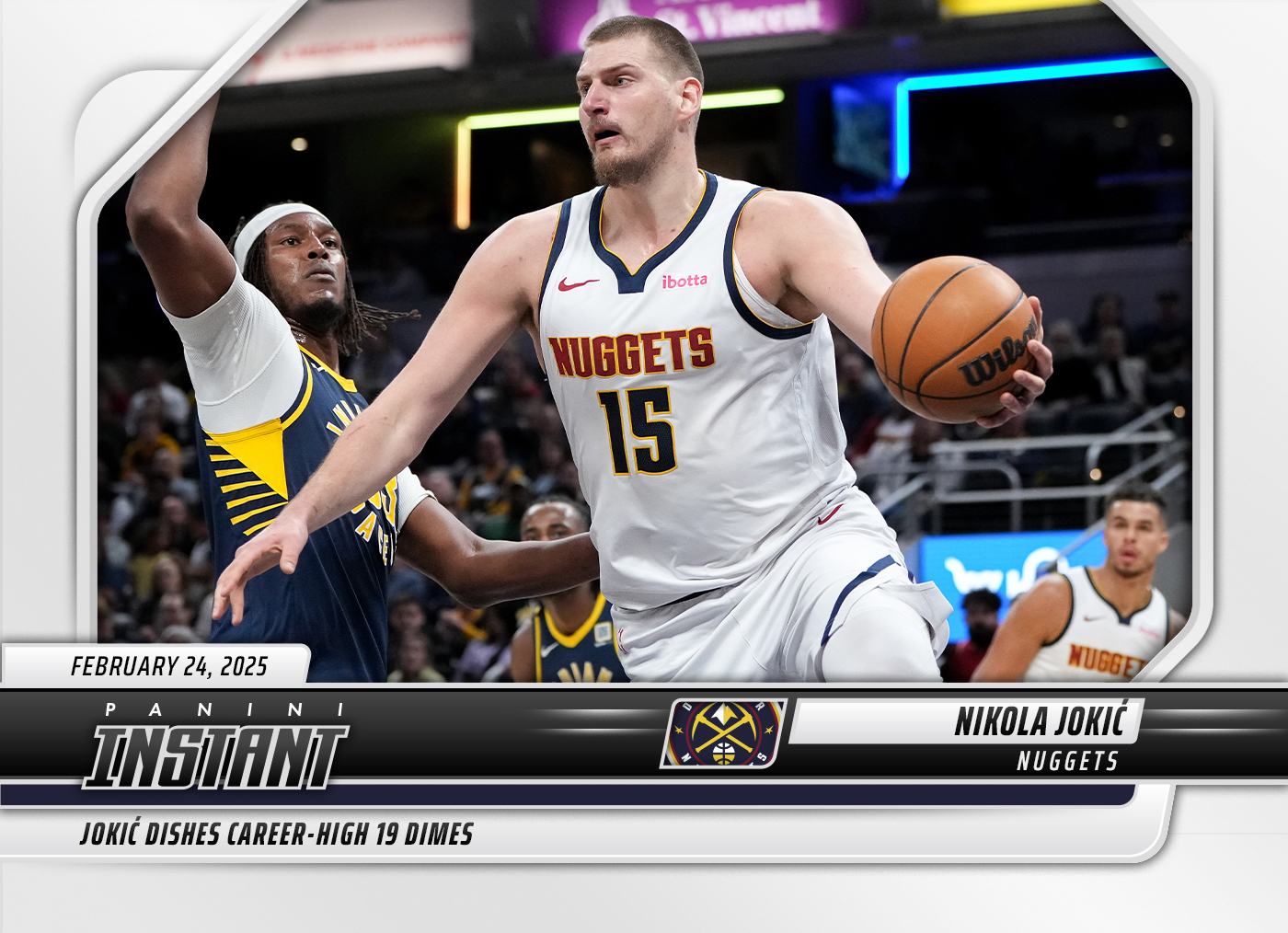 Nikola Jokic - 2024-25 Panini Instant NBA #372 - Base Card