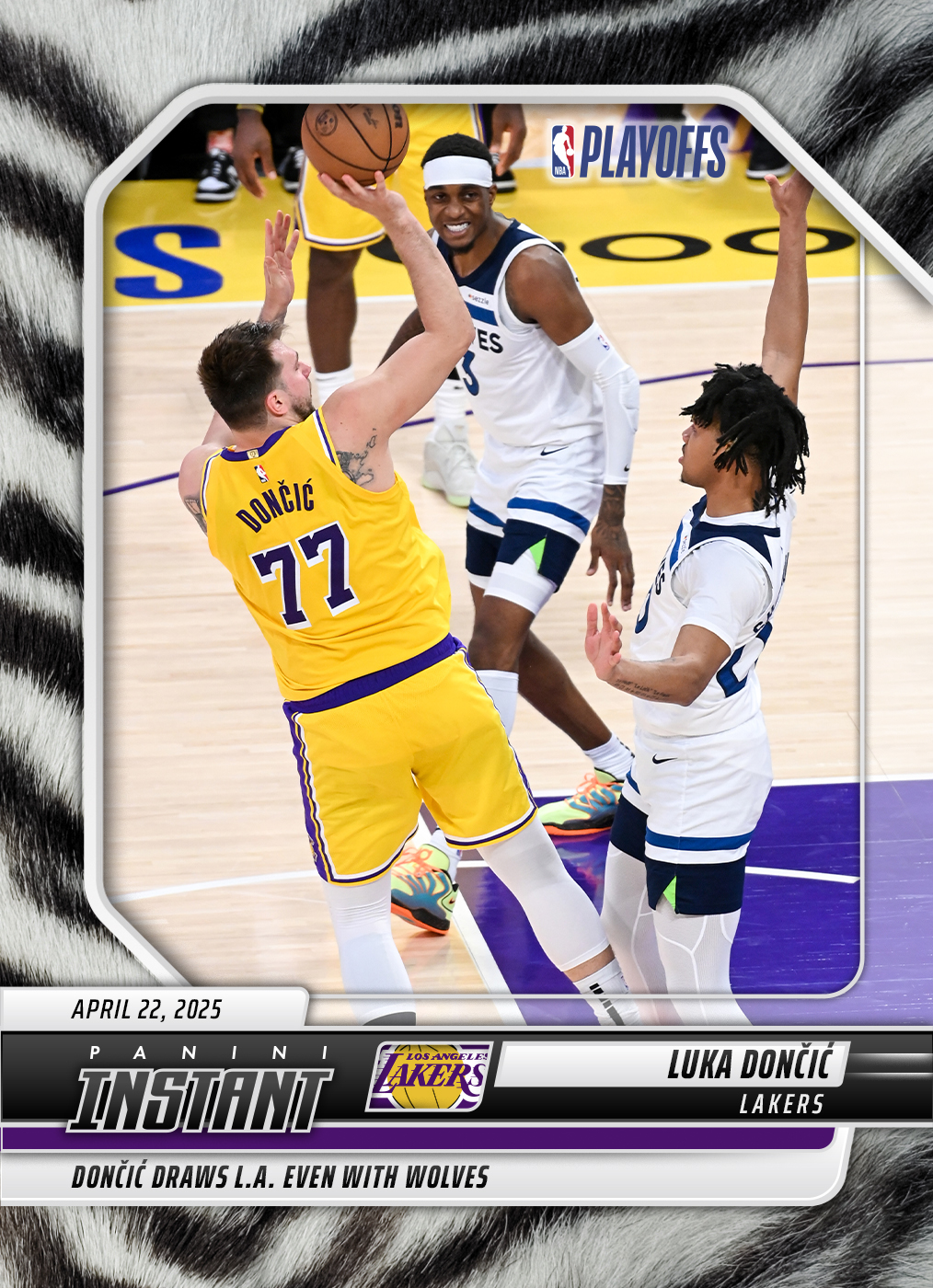 Luka Doncic - 2024-25 Panini Instant NBA #544 - White Tiger /5
