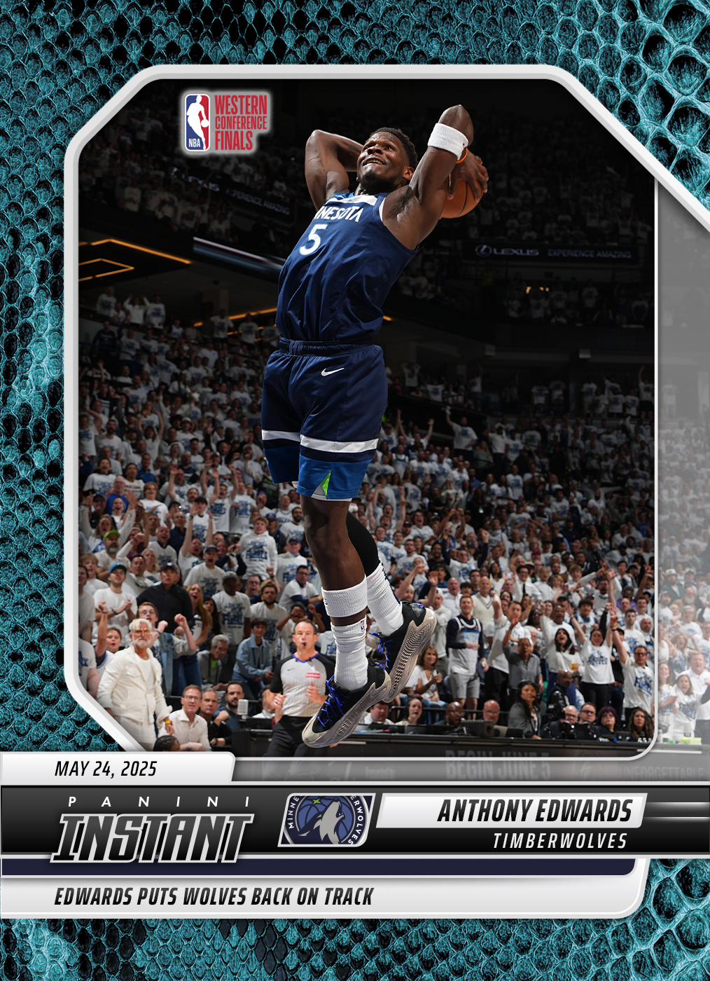 Unisex Minnesota Timberwolves Anthony Edwards Nike White