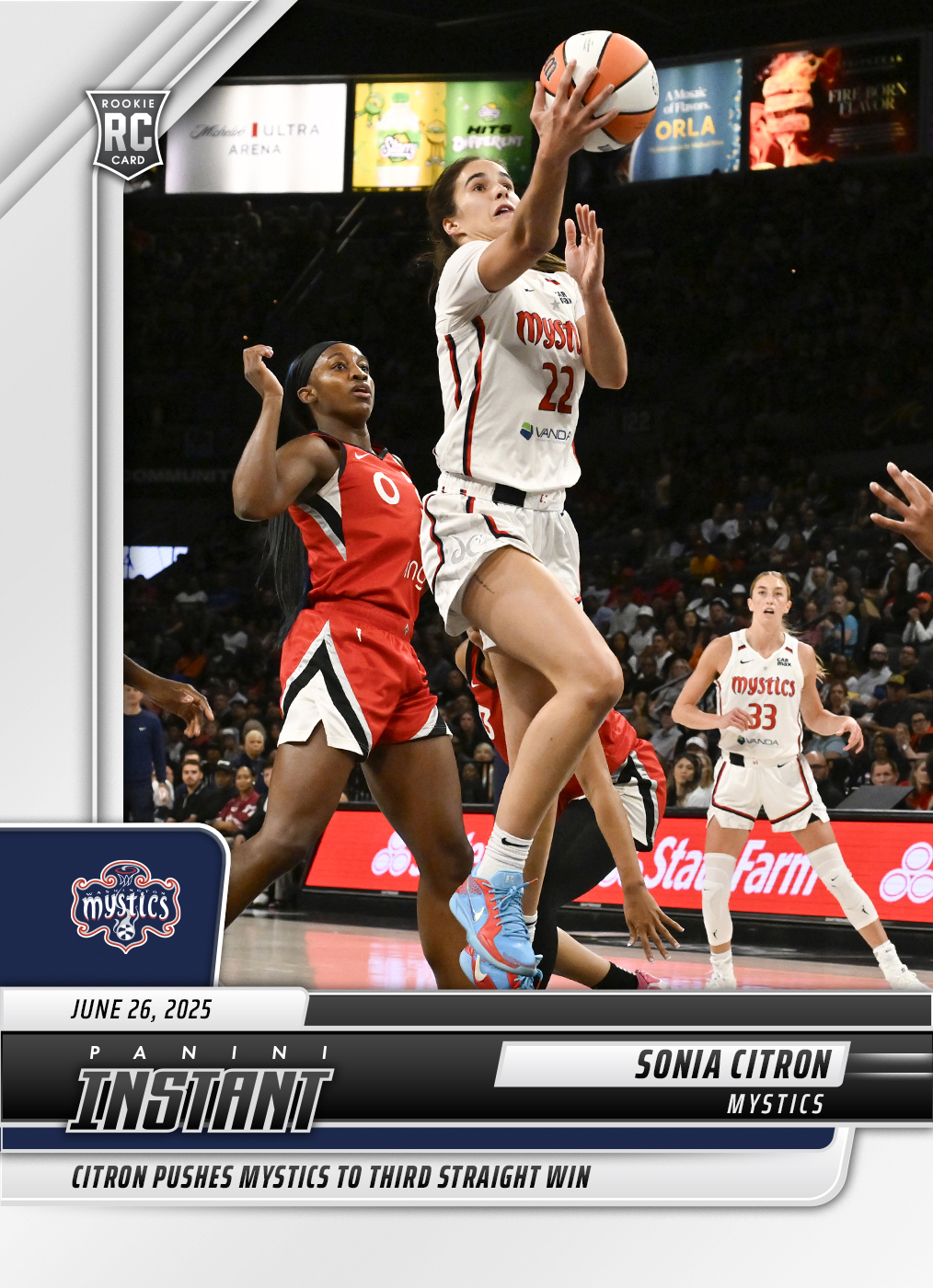Sonia Citron - 2025 Panini Instant WNBA #96 - Base Card