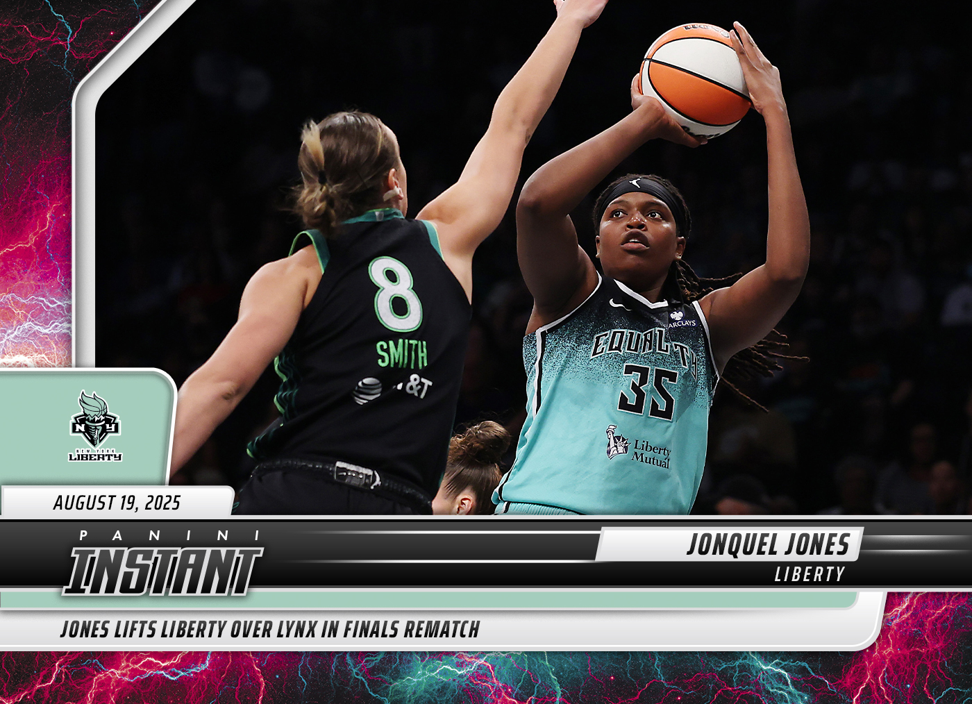 Product image 1 for - Jonquel Jones - 2025 Panini Instant WNBA #234 - Lightning /5