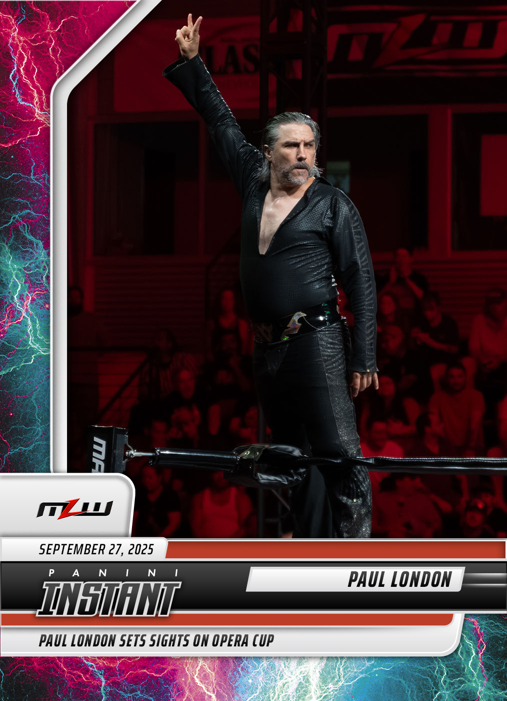 Product image 1 for - Paul London - 2025 Panini Instant MLW #14 - Lightning /5