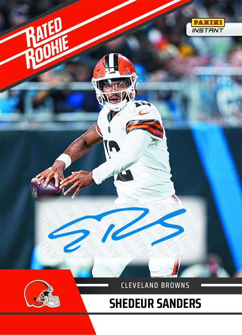 Shedeur Sanders - 2025 Panini Instant NFL Rated Rookie Retro #22