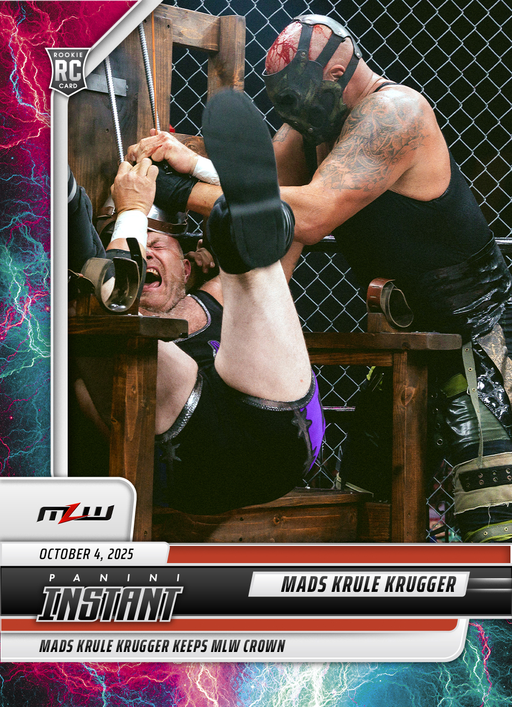 Product image 1 for - Mads Krule Krugger - 2025 Panini Instant MLW #20 - Lightning /5