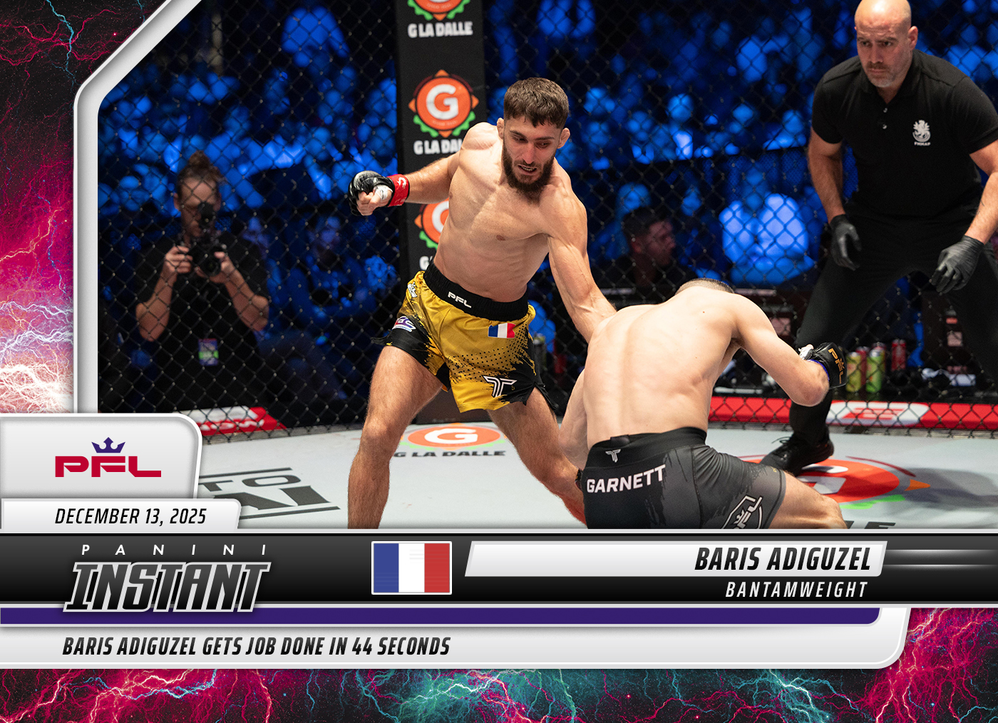 Product image 1 for - Baris Adiguzel - 2025 Panini Instant PFL #107 - Lightning /5