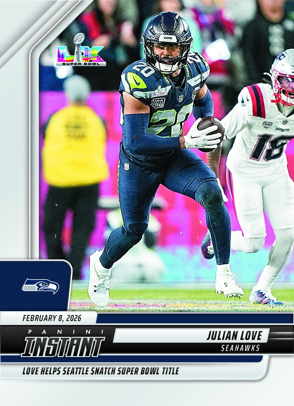 Julian Love - 2025 Panini Instant NFL #452 - Base Card