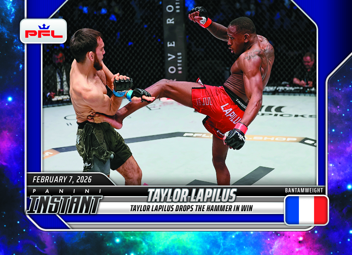 Panini Instant Professional Fighters League MMA Trading Cards